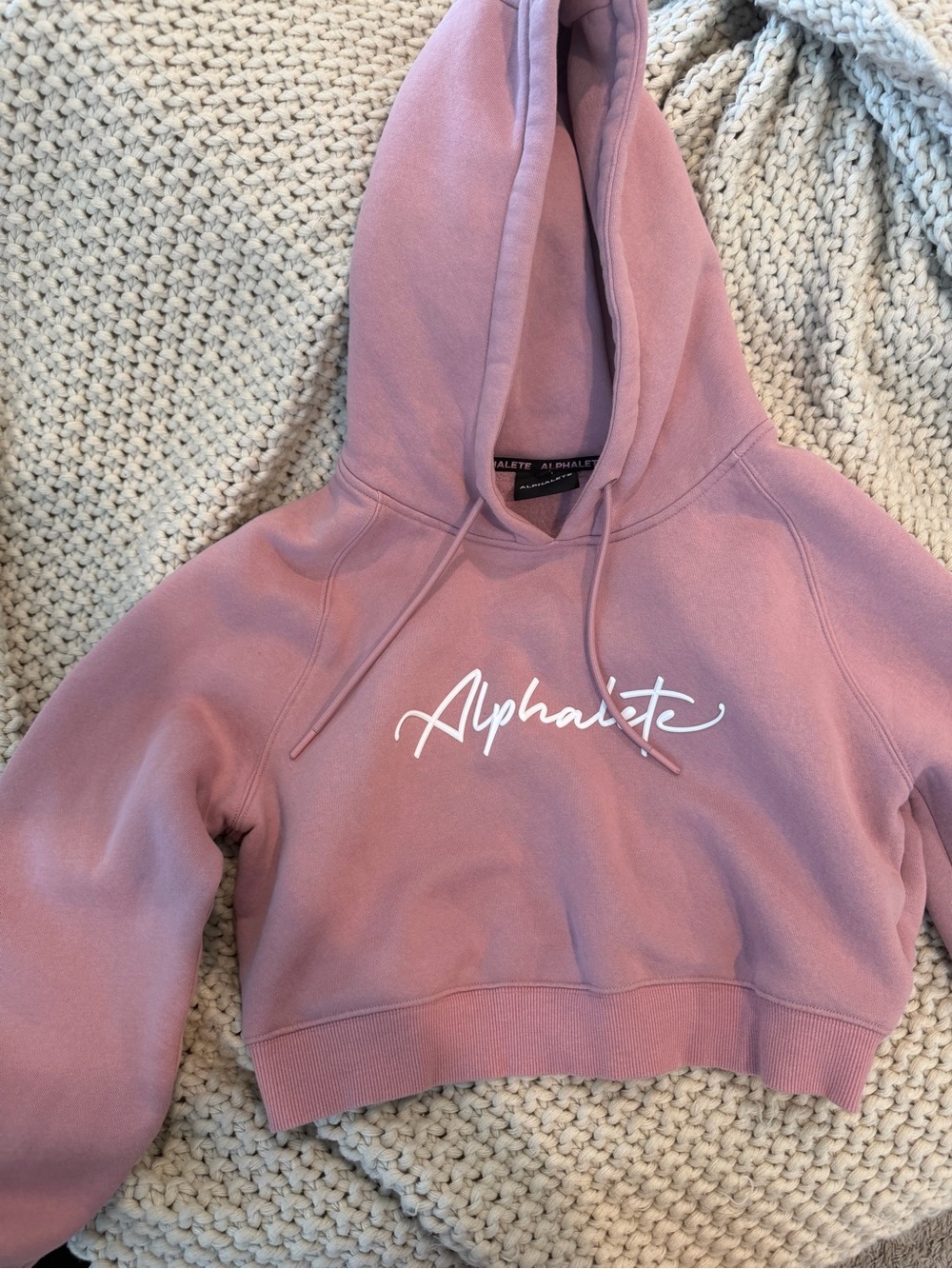Alphalete Blush Pink Pullover Hoodie